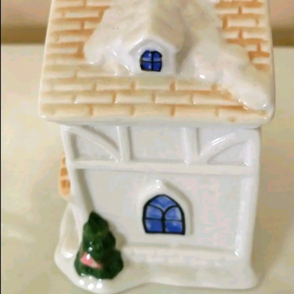 Vintage Victorian Church Ceramic Tea Pot Canister Set - Picture 3 of 8